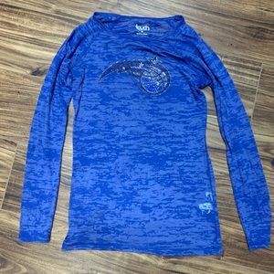 - Touch Orlando Magic crystal embellished sheer top, Medium